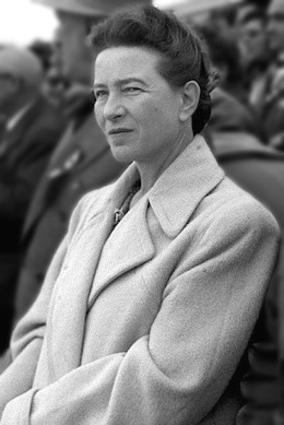 Simone de Beauvoir / Author : Liu Dong'ao 10-1955 / CC BY-SA (https://creativecommons.org/publicdomain/zero/1.0/deed.en