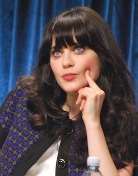 Zooey Deschanel / Author: Genevieve 03-2012 / Licensed under the Creative Commons Attribution 2.0 Generic license.